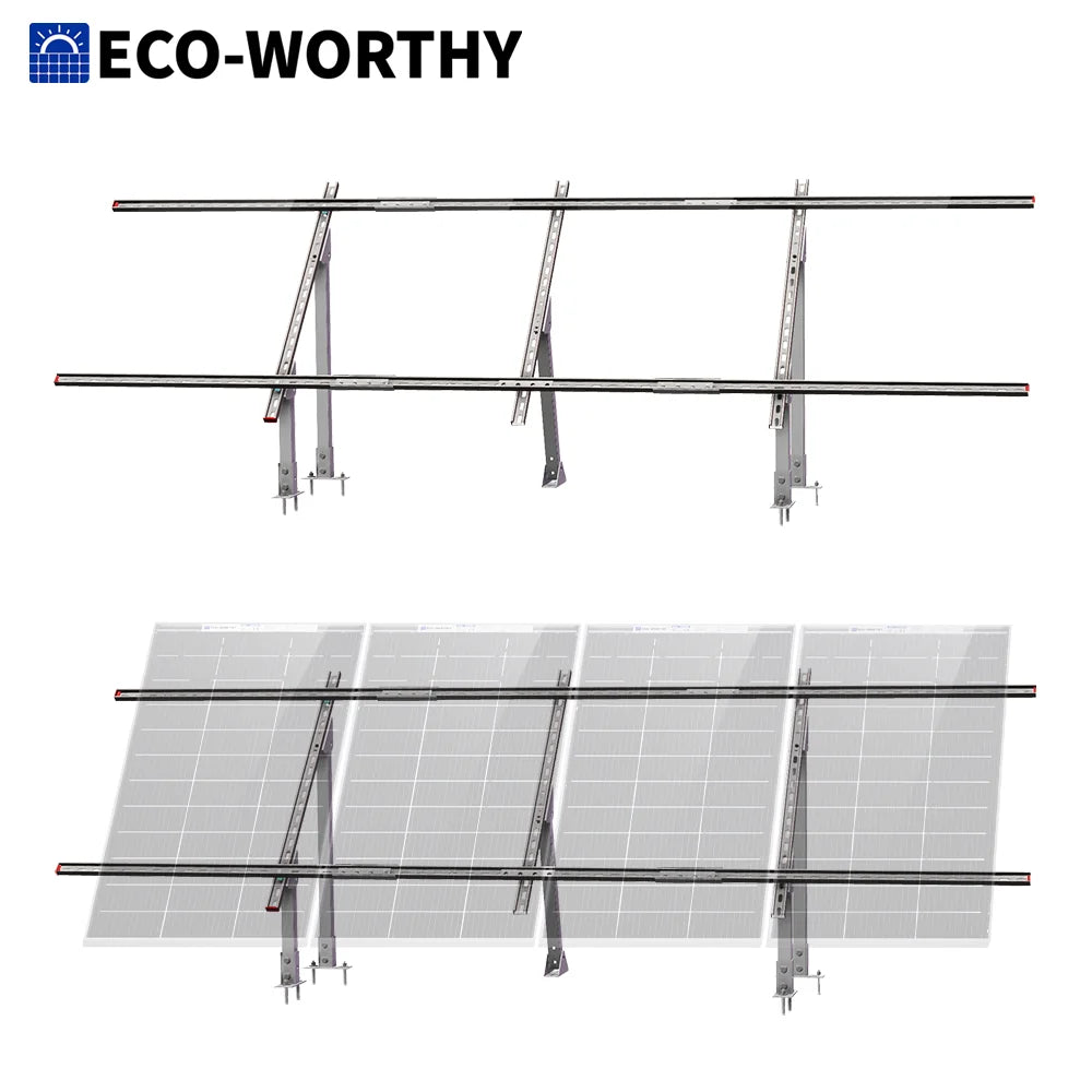 Solar Panel Mounting Brackets Kit System