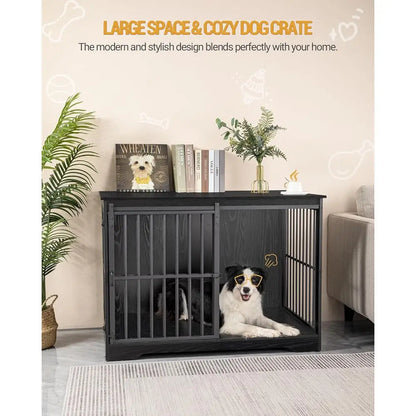 Large Dog Crate Furniture, 44.1 Indoor Kennel