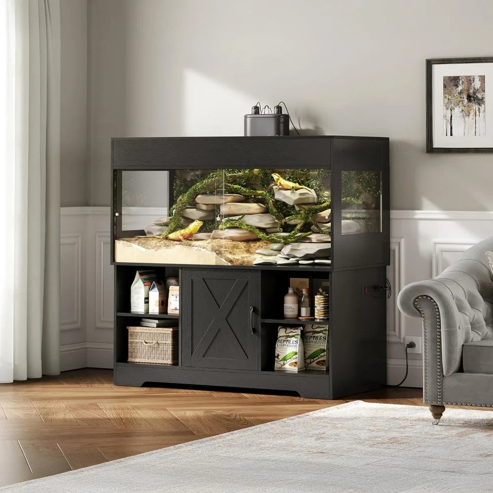 120 Gallon Reptile Tank with Stand 4x2x2