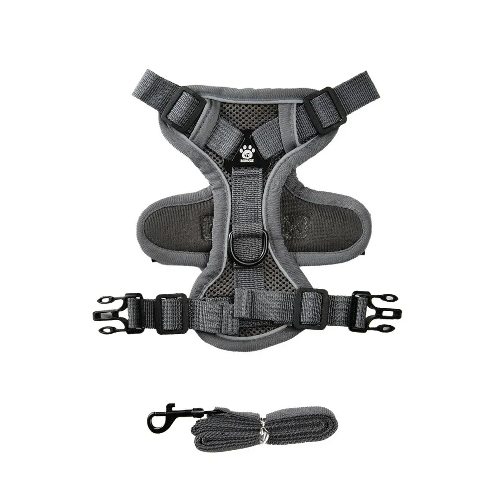 Pet Harness and Leash Set Reflective Walking Puppy Vest