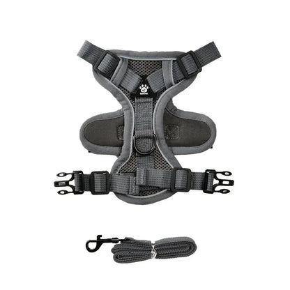 Pet Harness and Leash Set Reflective Walking Puppy Vest
