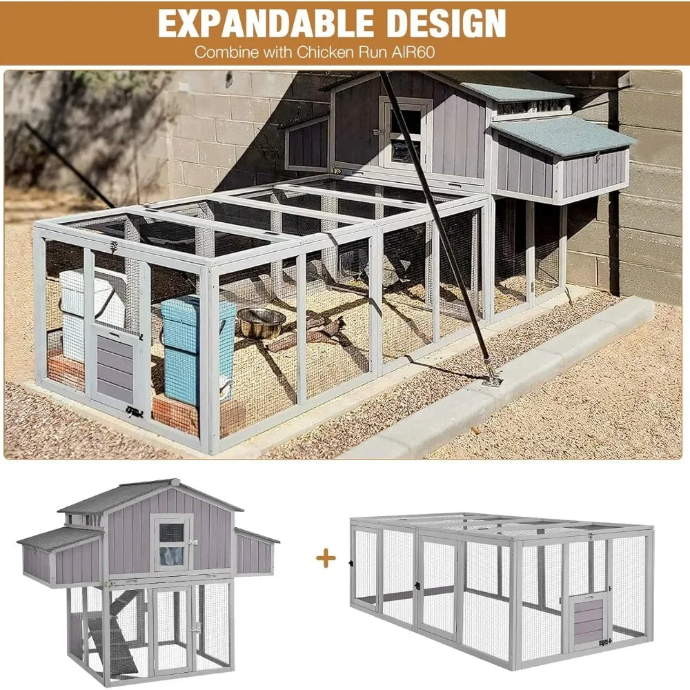 Large Chicken Coop for 6–8 Chickens