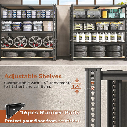 Garage Shelving 5 Tier Storage Shelves Heavy Duty