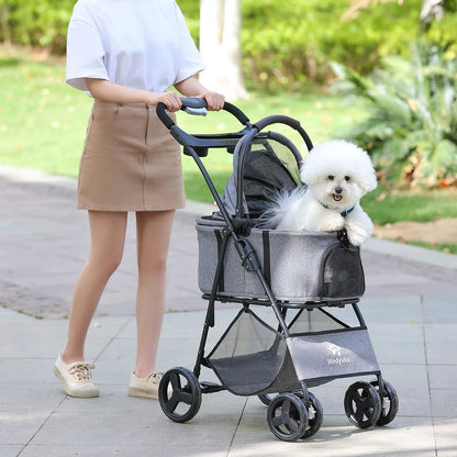 3 in 1 Pet Stroller for Small/Medium Dogs and Cats