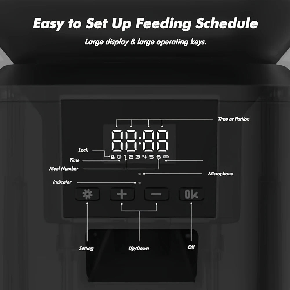 Automatic Cat/Dog Feeder, Smart Food Dispenser