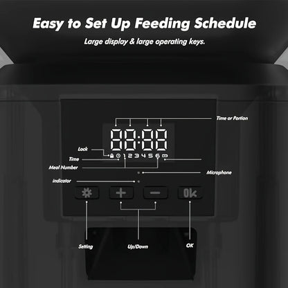 Automatic Cat/Dog Feeder, Smart Food Dispenser