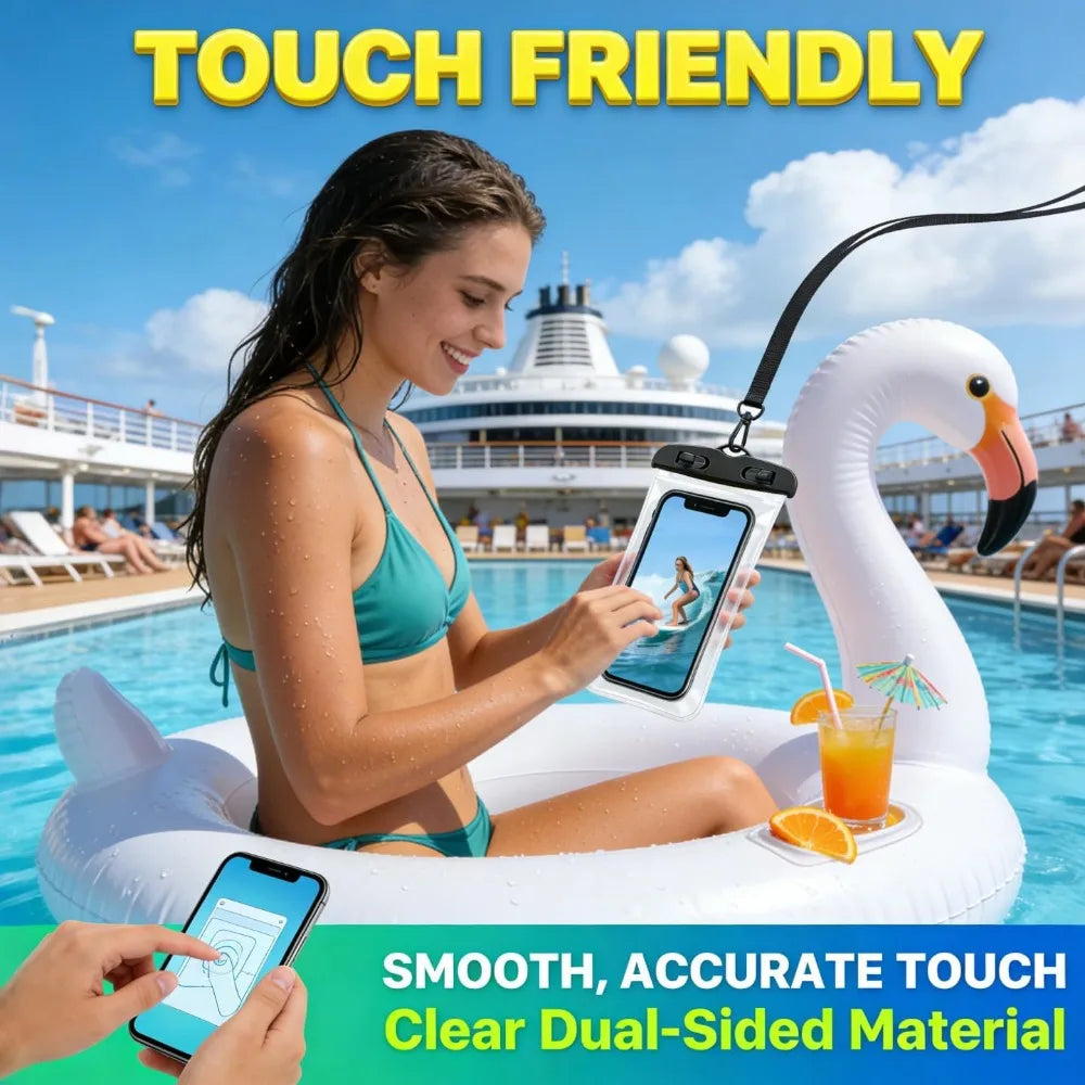 Waterproof Phone Pouch, IPX8 Waterproof Phone Case
