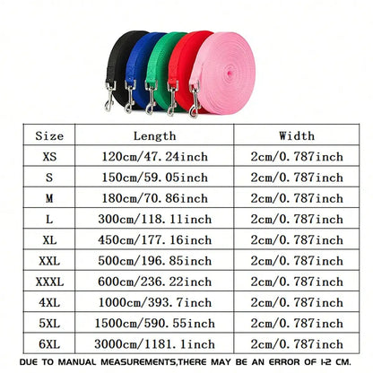Pet Leashes Outdoor Training Running