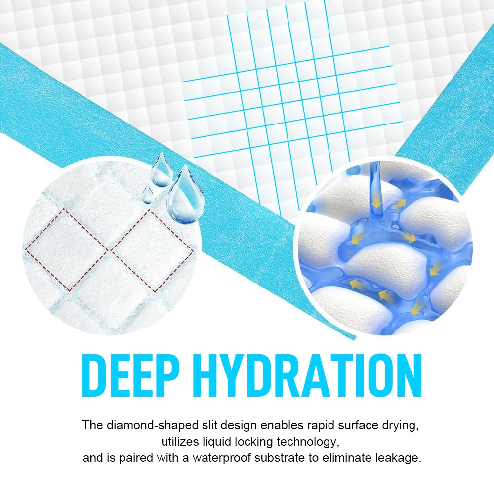 100pcs Super Absorbent Pet Training Pads,