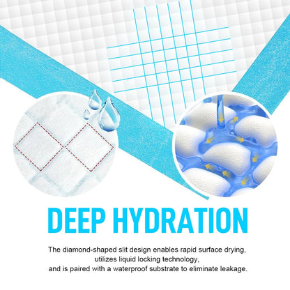 100pcs Super Absorbent Pet Training Pads,