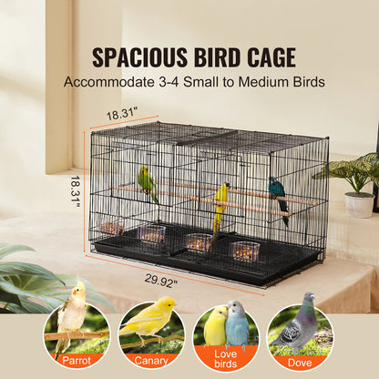 30In Flight Bird Cage Stackable Divided Small Animal Cage
