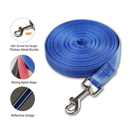 Nylon Dog Leash Reflective Rope for Small Large Dogs
