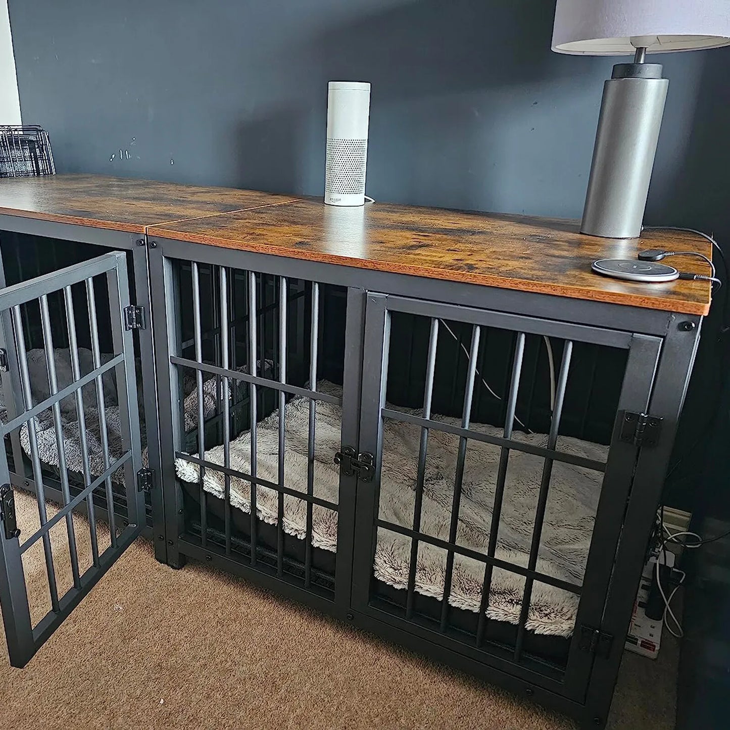 Large Wooden Dog Crate Indoor Furniture