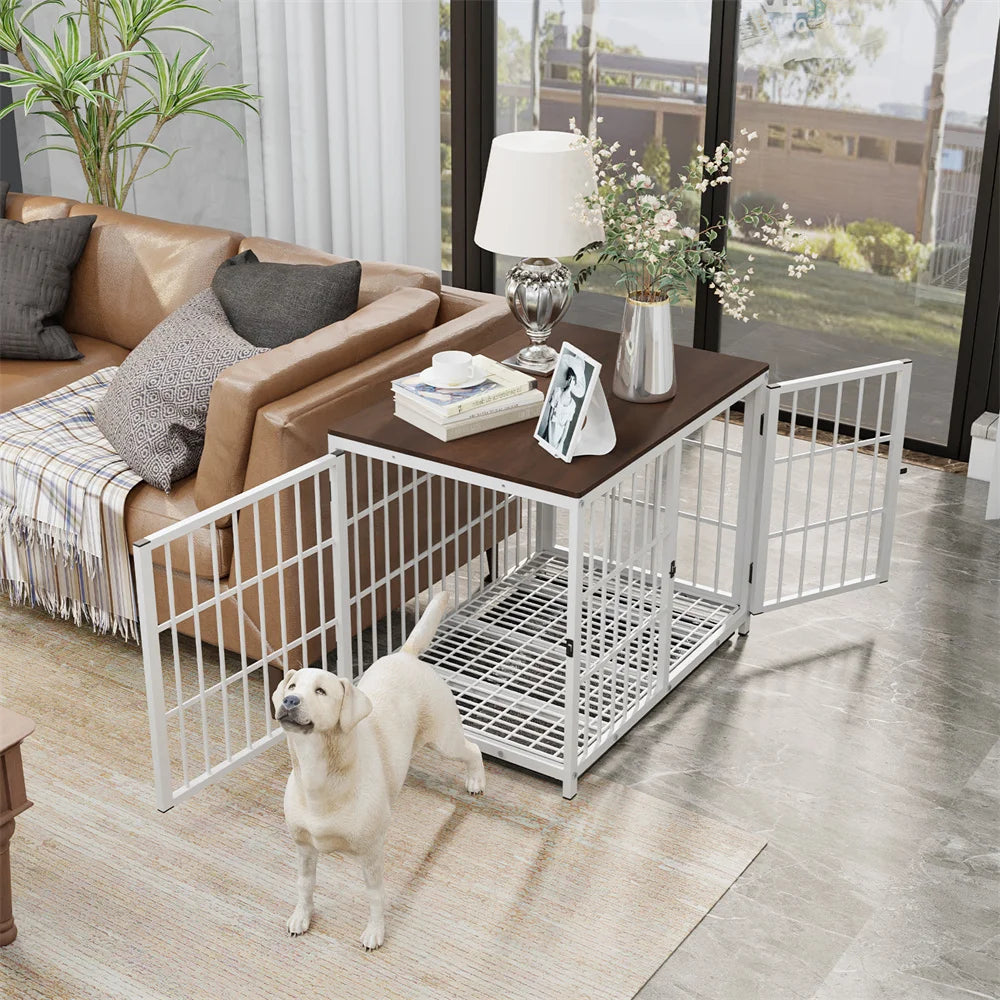 Large Wooden Dog Crate Indoor Furniture