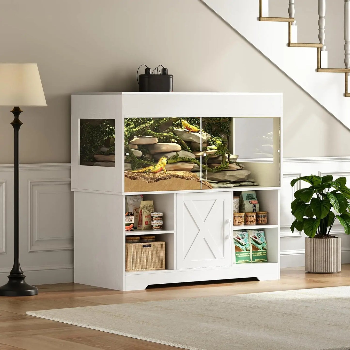 120 Gallon Terrarium with Stand 4x2x2