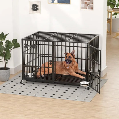 42 inch Heavy Duty Metal Dog Crate with Divider