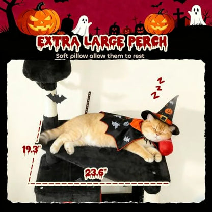 Gothic Cat Tree Tower for Indoor Kittens