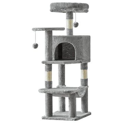 44In Cat Tree Climbing Tower, Scratching Posts, Condo, Perch
