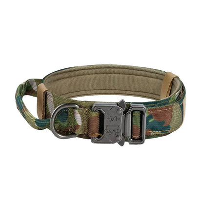 Dog Training Collar Adjustable Tactical W/ Leash