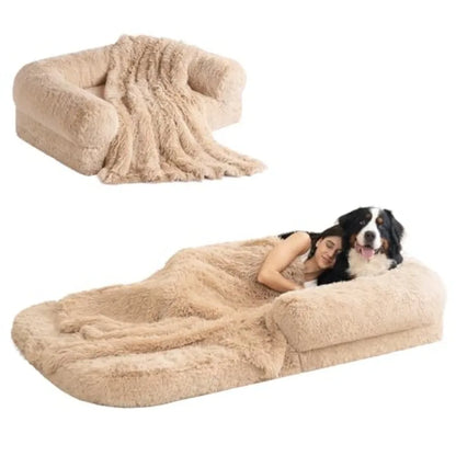 Foldable XXL Dog Bed for Large Dog, 54"x38"x7.5"