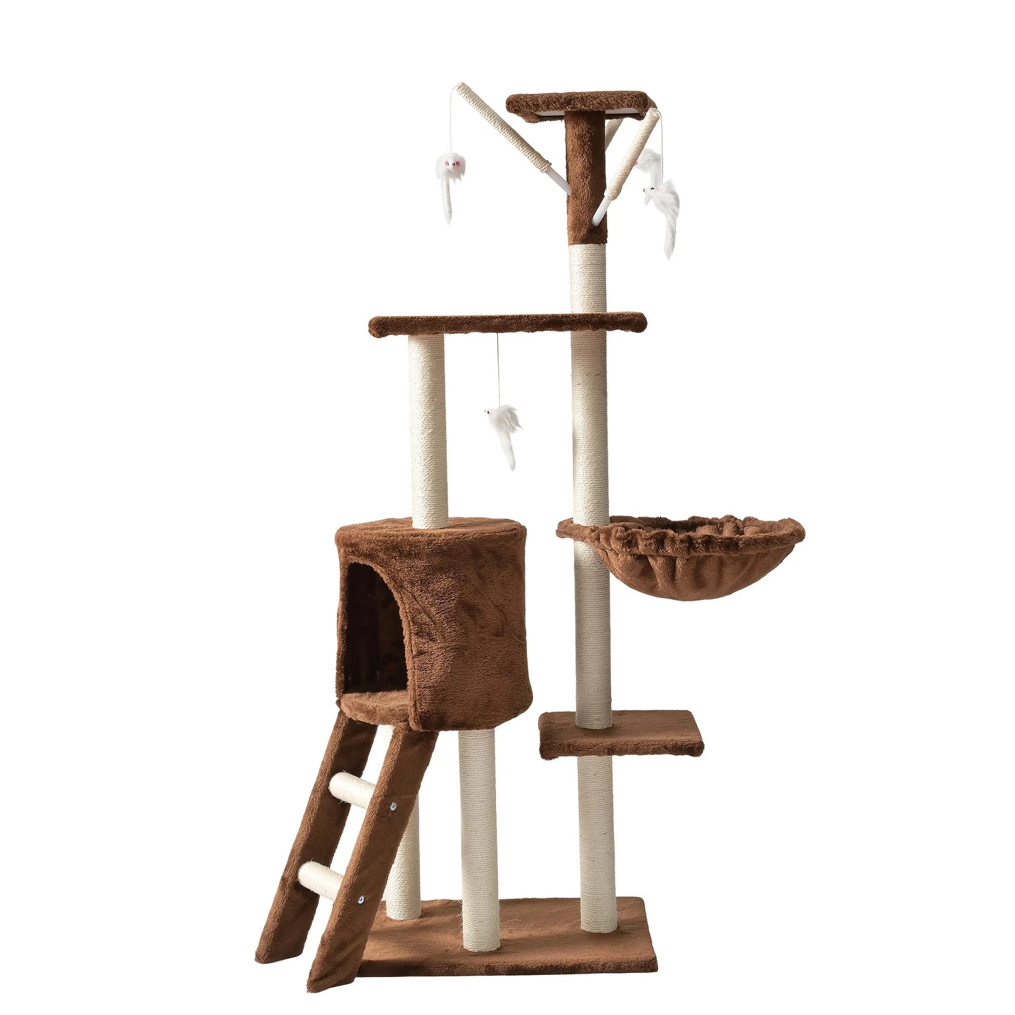 Cat Tower w/ Cozy Beds, House, Scratching Post