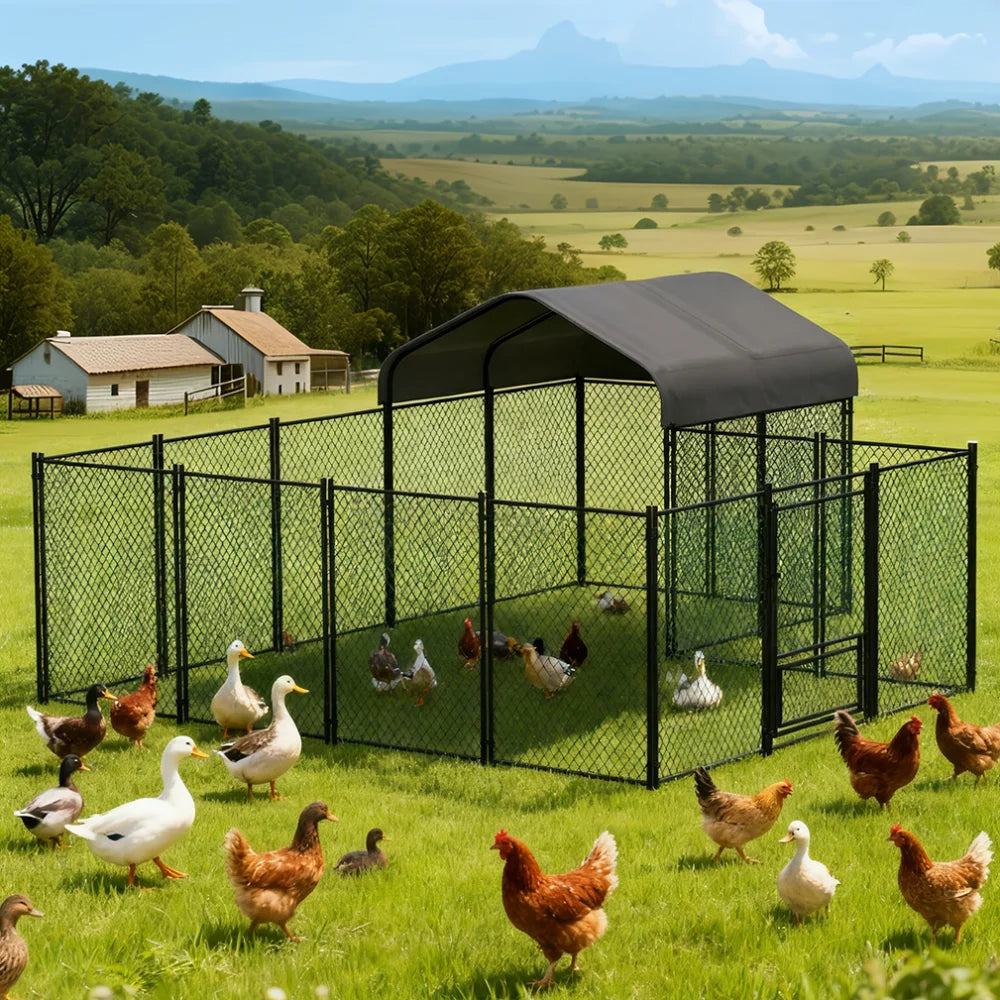 Heavy Duty Large Chicken Run Coop Cage