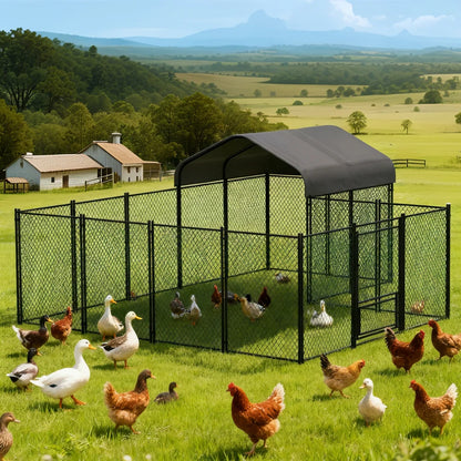 Heavy Duty Large Chicken Run Coop Cage