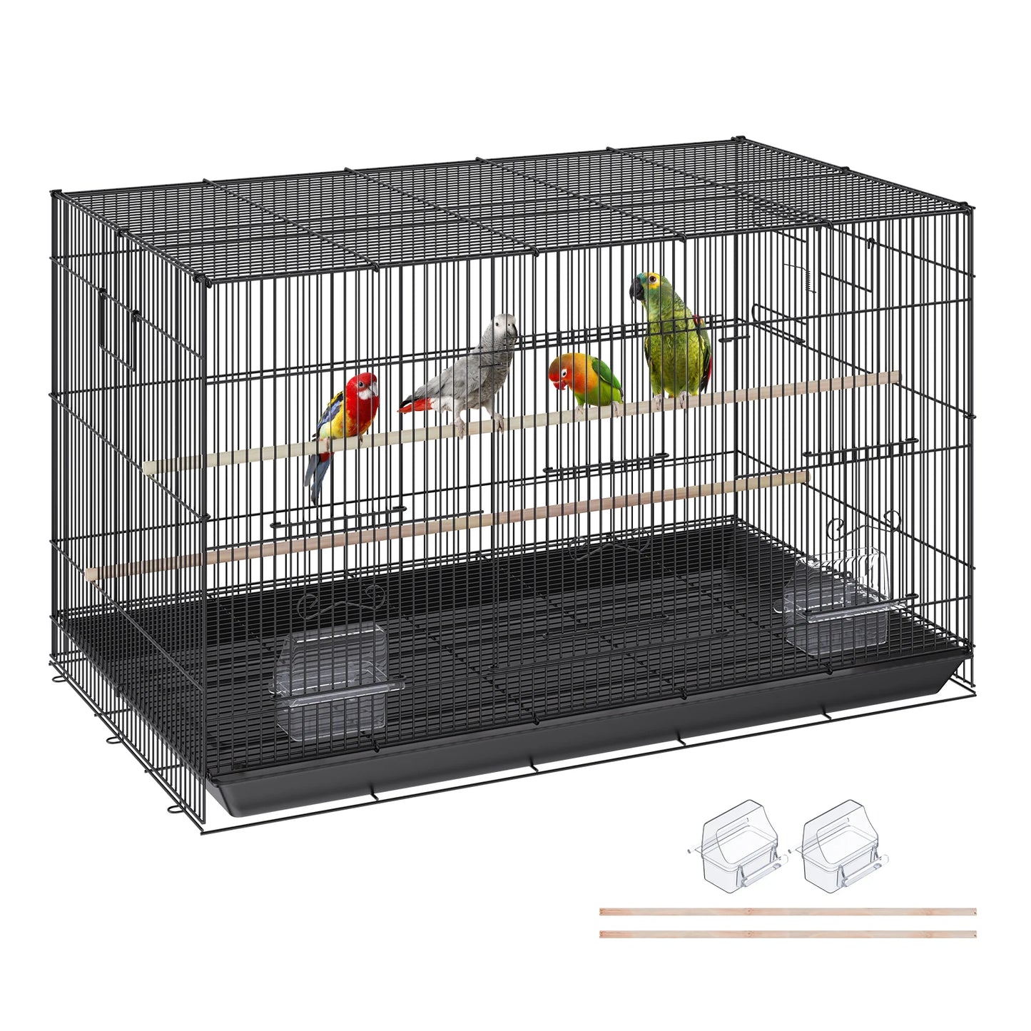 30inch Pet Bird Cage Metal Large Parakeet Cages