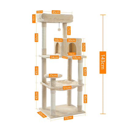 Cat Tree Indoor Tower for Large Cats