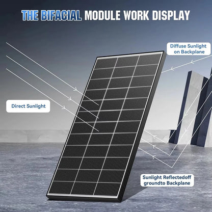 200W/400W/800W Bifacial Solar Panel