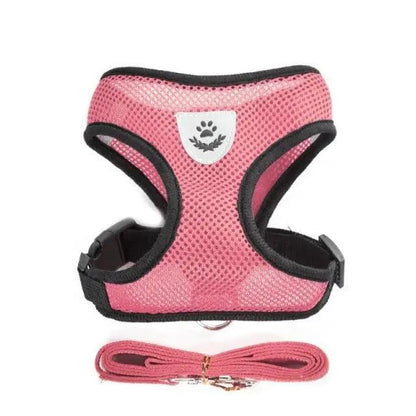 Adjustable Dog Harness No-Pull Pet Harness Soft Padded Dog Vest Reflective No-Choke Pet Vest With Easy Control Handle