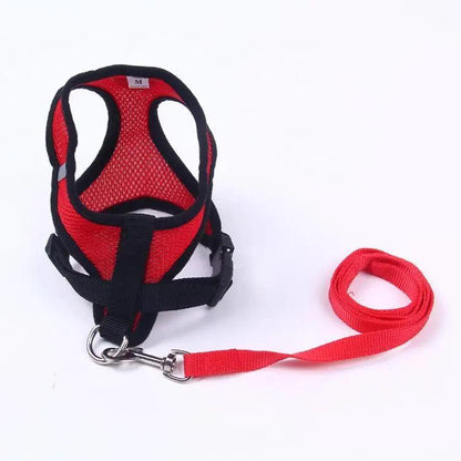 Adjustable Dog Harness No-Pull Pet Harness Soft Padded Dog Vest Reflective No-Choke Pet Vest With Easy Control Handle