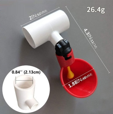 Chicken Water Bowl Poultry Automatic Drinking Bowl Chicken, Duck, And Goose Drinking Cup
