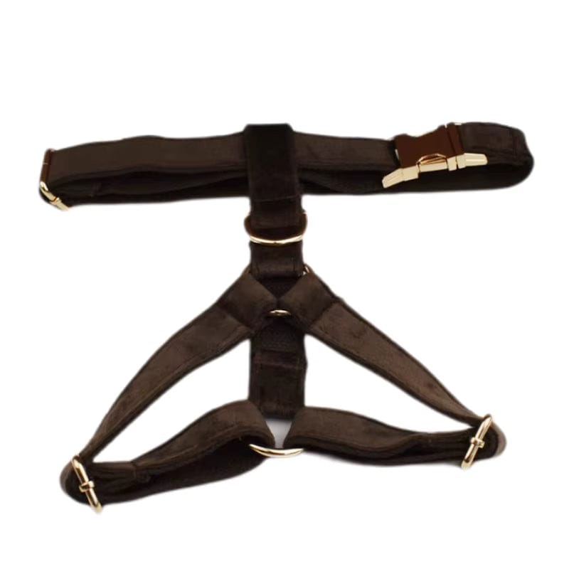 Dark Brown Velvet Set