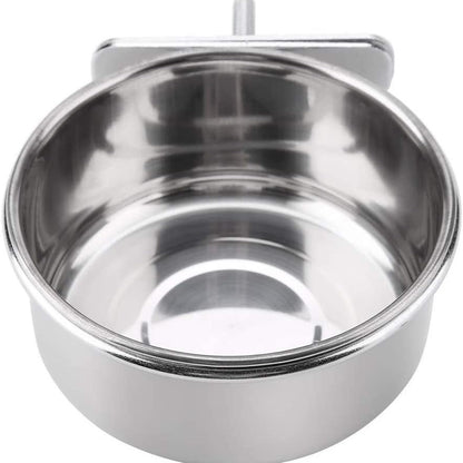 Stainless Steel Feeding & Water Dish (12 cm /4.72”)