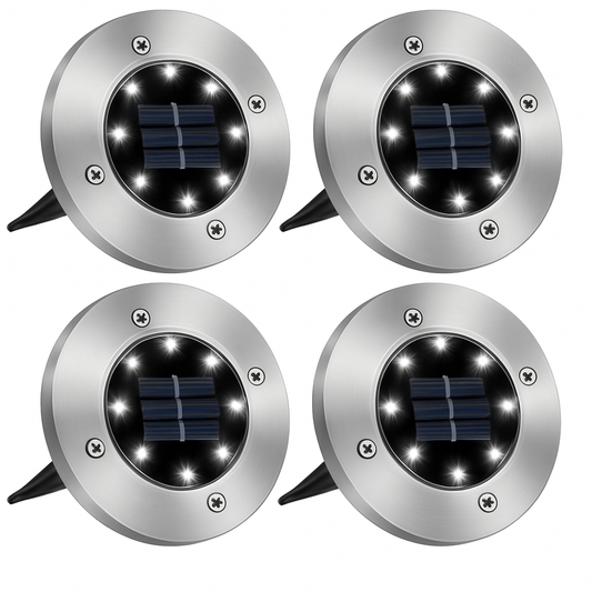 Solar Powered Ground Light for Outdoor Path and Lawn