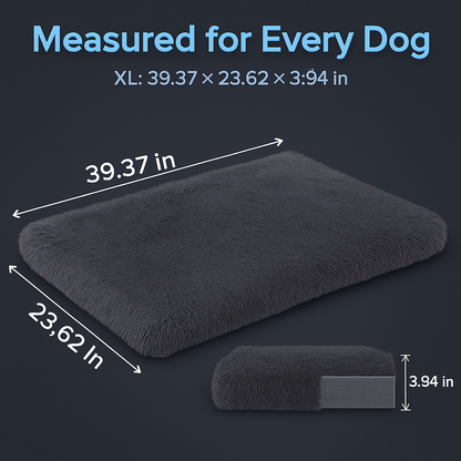 Dog Bed Soft Plush Cushion for Cozy Warm Pets