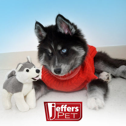 Jeffers Animal Cuddlers Plush Squeaky Dog Toys