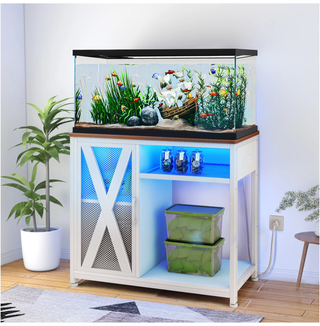 40-50 gallons Fish Tank Stand with Power Outlets