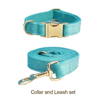 Turquoise Stone Velvet Set
